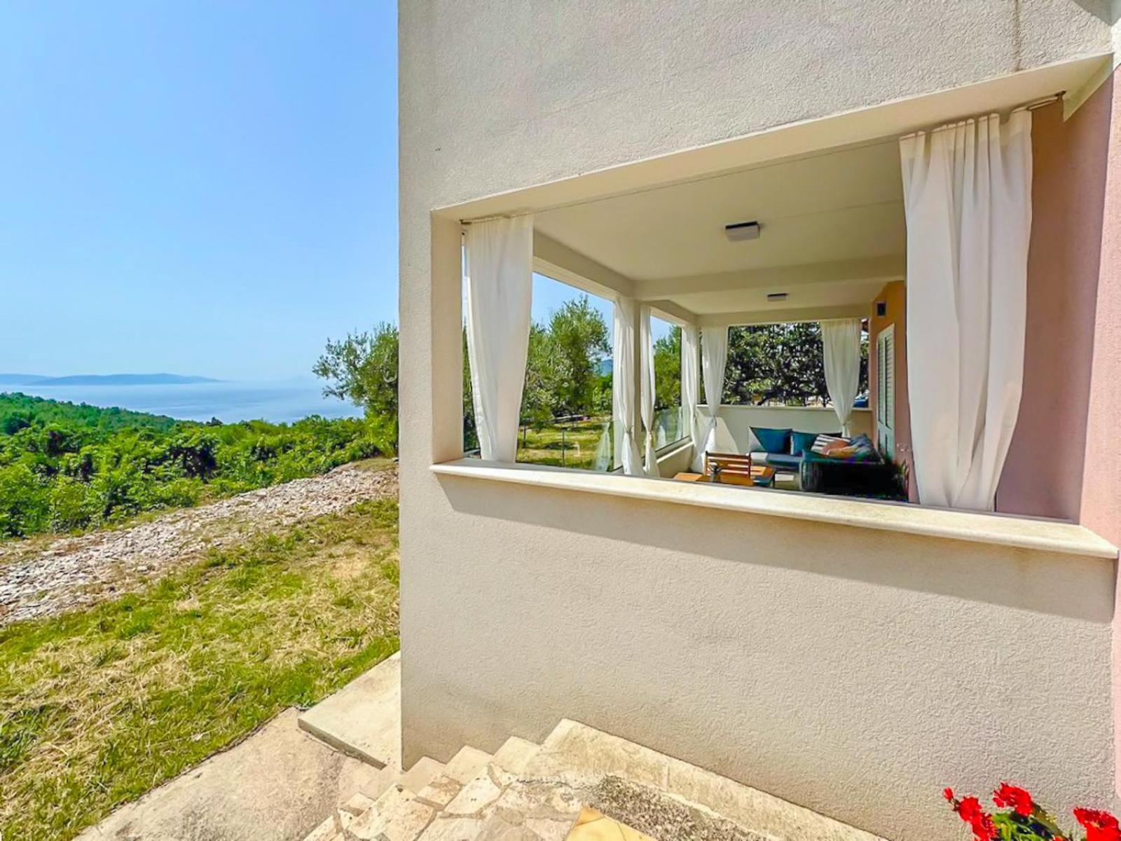 Studio Vesna With A Terrace And Sea View ราบัซ ภายนอก รูปภาพ