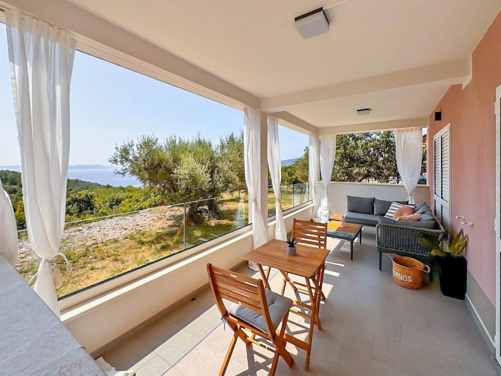 Studio Vesna With A Terrace And Sea View ราบัซ ภายนอก รูปภาพ